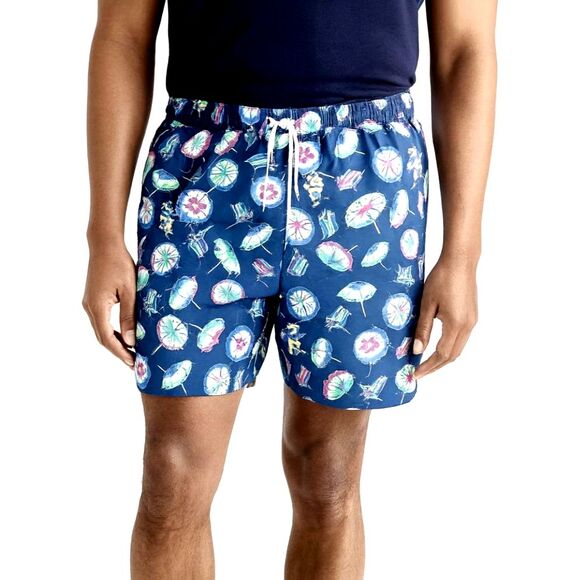 POLO Ralph Lauren Blue Teddy Bear Beach Swim Shorts Trunks   Mens Size Large - Picture 1 of 7